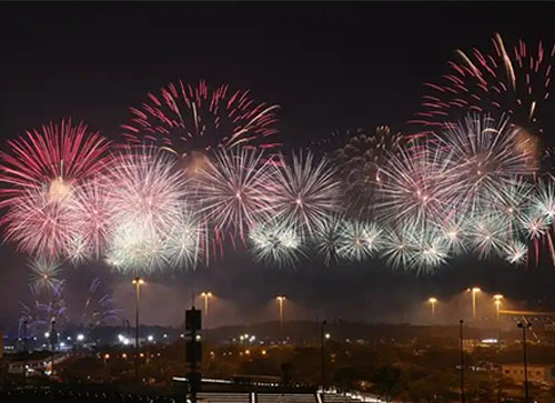 保德县焰火晚会